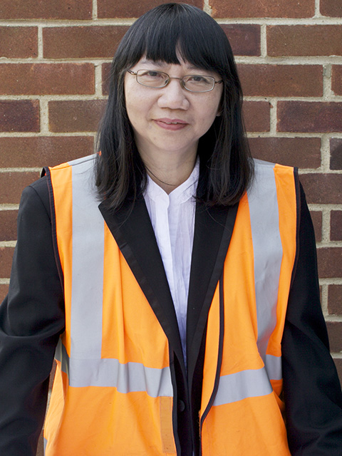 Portrait photograph of academic visitor to the School of Architecture, Building and Civil Engineering at 麻豆視頻_麻豆直播_麻豆传媒官网, Phebe Mann