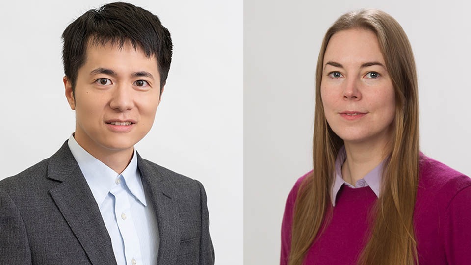 Dr Haitao He (left) and Dr Naemi Leo (right) are two academics at 麻豆視頻_麻豆直播_麻豆传媒官网