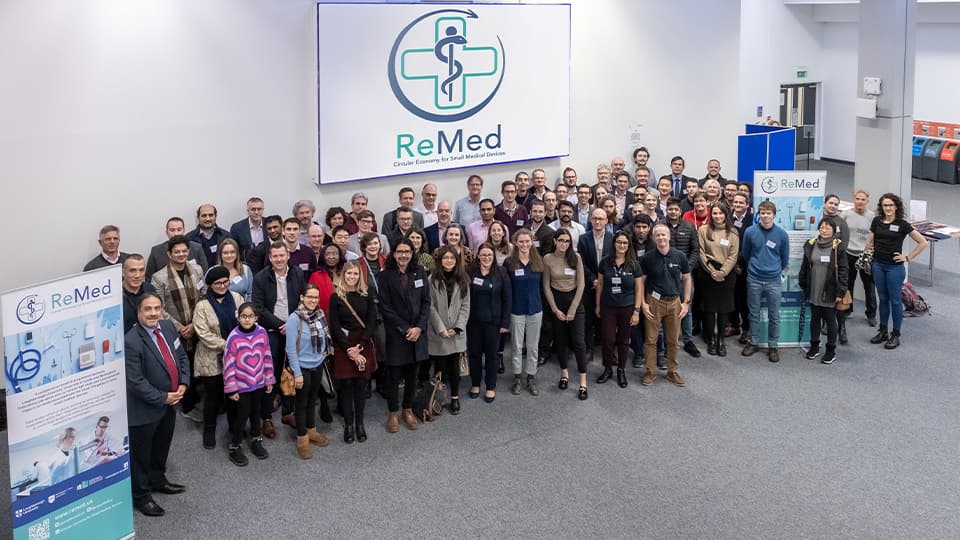 Attendees at the ReMed Conference 2023 standing together