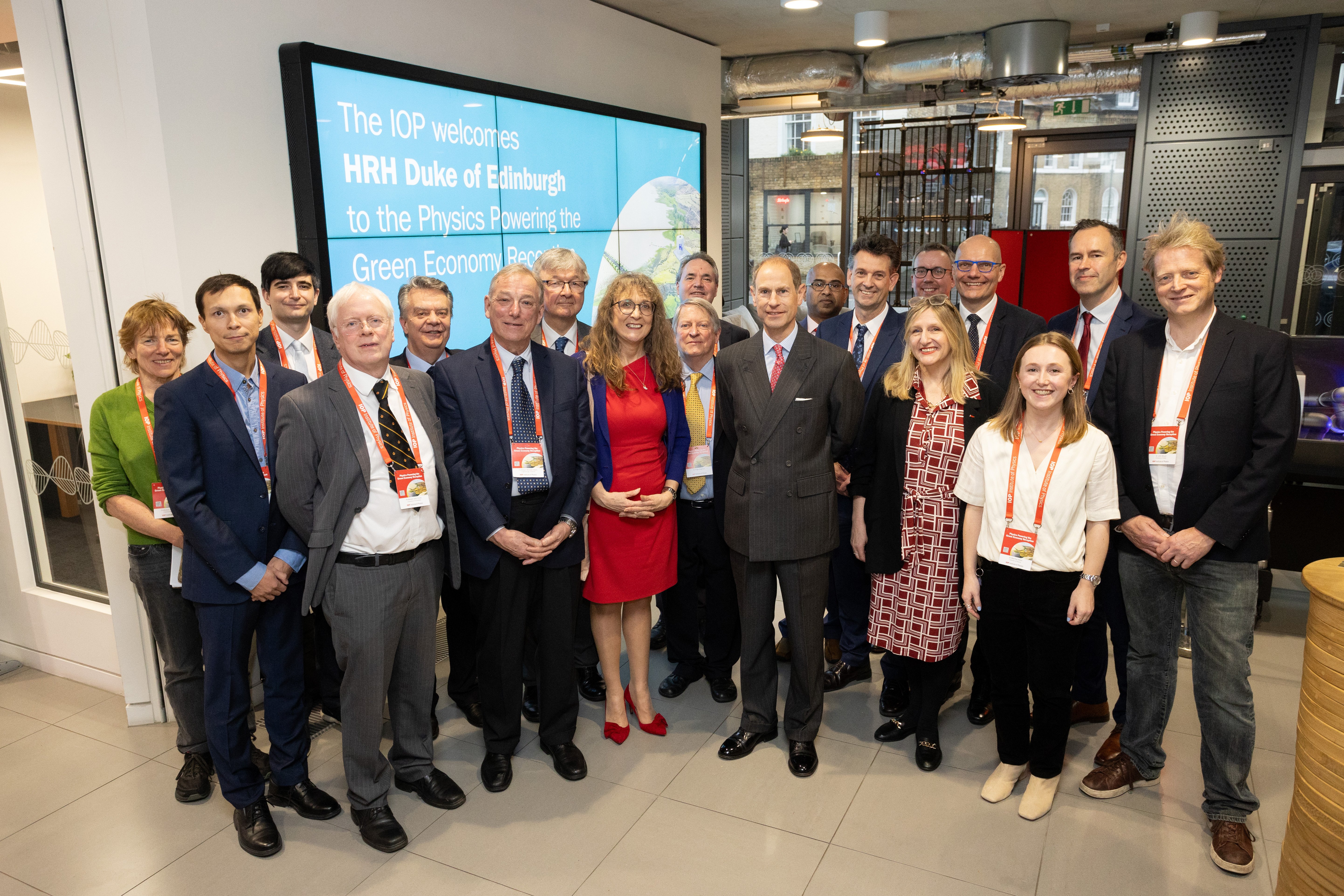 Group of people attending the 'Powering the Green Economy' event