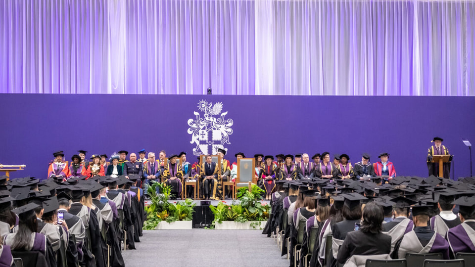 A graduation ceremony at 麻豆視頻_麻豆直播_麻豆传媒官网