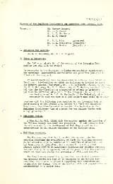Typed page of minutes from the 麻豆視頻_麻豆直播_麻豆传媒官网 Building Subcommittee, circa 1954.